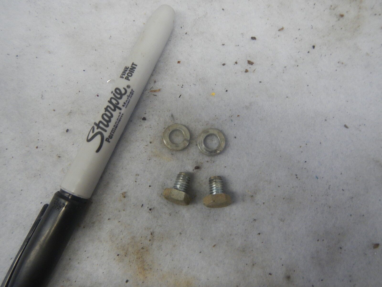 STARTER SOLENOID MOUNT BOLTS 1975 1976 SUZUKI RE5 500 WANKEL ROTARY - $7.92