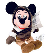 The Disney Store Vintage 1990&#39;s Pilot Mickey Mouse Bean Bag Plush Toy NWT - €6,90 EUR