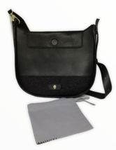 Helen Kaminski Victoria Satchel Purse Handbag Black Raffia Leather Shoulder NEW - £177.02 GBP