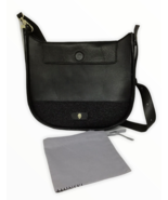 Helen Kaminski Victoria Satchel Purse Handbag Black Raffia Leather Shoul... - £178.01 GBP
