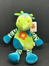 Giraffe Stuffed Animal Plush Toy-Plush Appeal-Love, Flower Power Green and Blue - £10.13 GBP