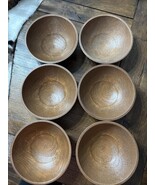 Thermo Serv West Bend Brown Woodgrain Wood Look Bowls Set Of 6 - $368.69 MXN