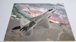 F-22 Raptor Lockheed Martin 8.5”x11” Painting Print Specs on Back - $9.99