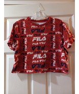 Fila Women Crop Top Shirt Size Medium T-Shirt - £10.37 GBP