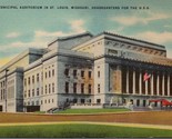 New Municipal Auditorium in St. Louis MO Postcard PC574 - £3.92 GBP