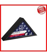 Elegant Black Flag Display Case for 3x5&#39; Ceremonial Flags - Tribute &amp; Decor - $762.82 MXN
