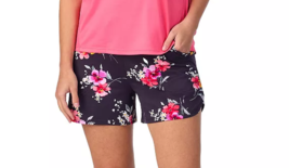 Cuddl Duds Women&#39;s Large Floral Pajama Shorts, Pink and Purple - $274.88 MXN