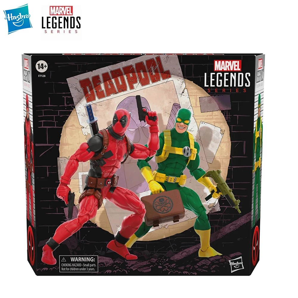 Original New Hasbro Marvel Legends Deadpool and Bob, Agent of Hydra 6-Inch-Scale - £167.53 GBP