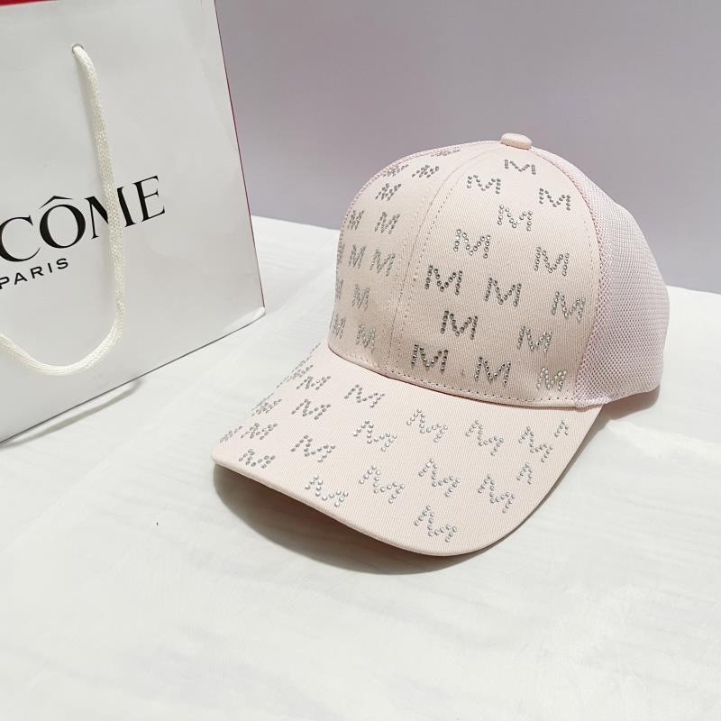 Hot Drill Small M Baseball Cap Women's Summer Hollow Breathable Duck Tongue Net
