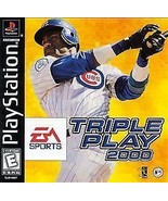 PlayStation PS1 Triple Play 2000  EA Sports 1999 - $6.04 CAD