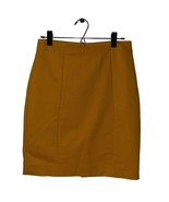 H&amp;M Mustard Yellow Pencil Skirt Above Knee Slit - US Size 8 / EUR Size 38 - £11.63 GBP