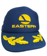 Vintage Eastern Airlines Pilot Baseball Hat Scrambled Eggs Plane Aircraft Foam - $37.49