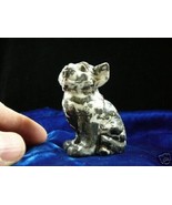 (Y-DOG-CH-701) CHIHUAHUA Mexican dog dogs figurine gemstone carving - £13.72 GBP