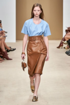 Women Hot 100%Genuine Lambskin Designer Slim Fit Skirt Sexy Unique Brown... - £86.68 GBP