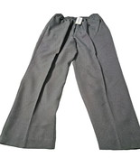 Alfred Dunner Womens Pants Grey Size 18W 100% Polyester Elastic Waist Fi... - £18.74 GBP