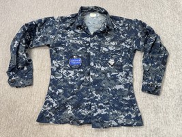 US Navy Working Uniform NWU Type I Blue Digital Coat Jacket Blouse Mediu... - $24.74