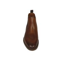 Men's Slip On Boot STEVE MADDEN Leather Upper Plain Toe Montreux Tan image 2