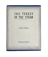 Turkey In The Straw Sheet Music Folk Bluegrass Vtg 1942 Bluebird Record ... - $178.09 MXN