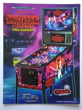 Stranger Things Pro Pinball FLYER Original 2019 NOS Game Paper Art Sheet   - £19.03 GBP