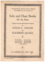 Solo &amp; Duet Books For The Piano Sheet Music Angela Diller Elizabeth Quaile - £2.78 GBP