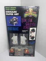 Mighty Morphin Power Rangers Tor Shuttle Zord Paper Art Mmpr 1994 Saban New - £7.81 GBP