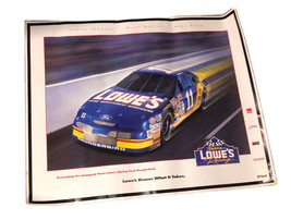 NASCAR Lowes Junior Johnson Brett Bodine Poster 27 X 22 Inches - $151.35 MXN