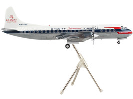 Lockheed L-188 Electra Commercial Aircraft &quot;Braniff International Airways&quot; White - £96.96 GBP