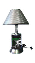 Dallas Stars desk lamp with chrome finish shade - £34.75 GBP