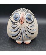 Vintage Mexico Tonala Painted Pottery Clay Desert Owl Bird Figurine Folk... - €25,33 EUR
