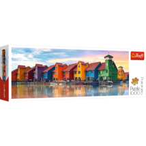 Panorama 1000 Piece Jigsaw Puzzles, Groningen, Netherlands, Colorful City View P - £14.94 GBP