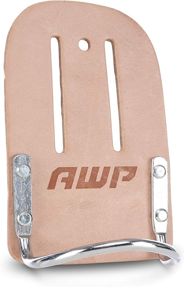 AWP Leather Hammer Holder Saddle Leather Compatible Work Belts Up to 2 ½  In Item image 2