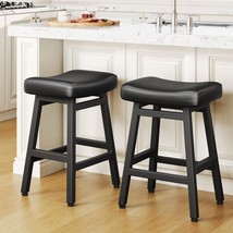 Counter Height Bar Stools Set Of 2, 24 Inch Barstools For Kitchen, All B... - $2,552.74 MXN