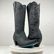 Lane SMOKESHOW Black Cowboy Boots Womens 9.5 Leather Western Footwear Snip Toe - £167.39 GBP