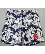 MLB Boston Red Sox G-III Sports Swim Shorts Men L Multi Mesh Lined Elast... - $31.58 CAD