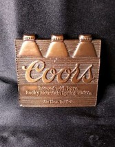 Vibtage Coors Beer Belt Buckle Made In Usa Six Pack Bottles - £11.00 GBP