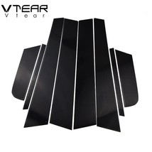 Vtear For 3 accessories car window B C pillar sticker column post trim film car- - £73.76 GBP