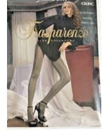 Trasparenze Erline Zucchero Black White Pattern Tights Size L-4 Made In ... - £26.60 GBP