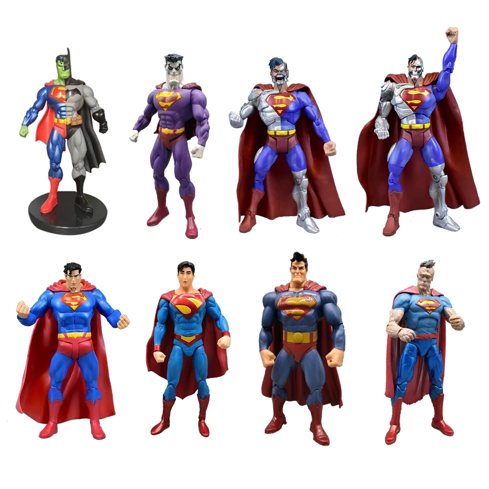 McFarlane Toys Superman Batman The Joker 18cm Action Figure Doll Toys Model - £15.01 GBP+