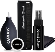 Vinyl Record Cleaner Kit - 5-In-1 Anti Static Carbon Fiber Vinyl Records - $29.99