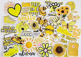 50pcs Cute yellow/orange Stickers - $11.99