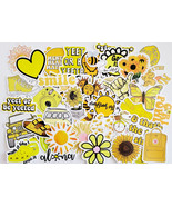 50pcs Cute yellow/orange Stickers