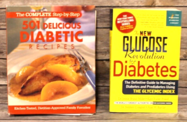 501 Delicious Diabetic Recipes &amp; The New Glucose Revolution For Diabetes 2 Books - $13.96