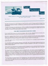 Tom&#39;s Technical Flyer The Self Cleaning Electric Oven - £2.22 GBP