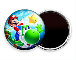 Super Mario Brothers Riding Yoshi Galaxy Hd Fridge Refrigerator Magnet Gift Idea - £10.42 GBP+