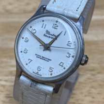 VTG Montrel Sovereign Unisex Silver White Aluminum Hand-Wind Mechanical Watch - £30.25 GBP