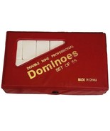 Dominoes Game Vintage Set of 55 Double Nine Professional With Box E49 - £20.39 GBP