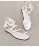 Oasis Society - Abril White Strappy Ankle Wrap Sandal - €24,86 EUR