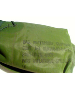 US Army Official Issue Waterproof Clothing Bag Wirt Very Good With Draws... - $6.00