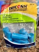 King Innovation 10666 DryConn ~(5) 10-Packs~ Blue Direct Bury Wire Conne... - £29.74 GBP