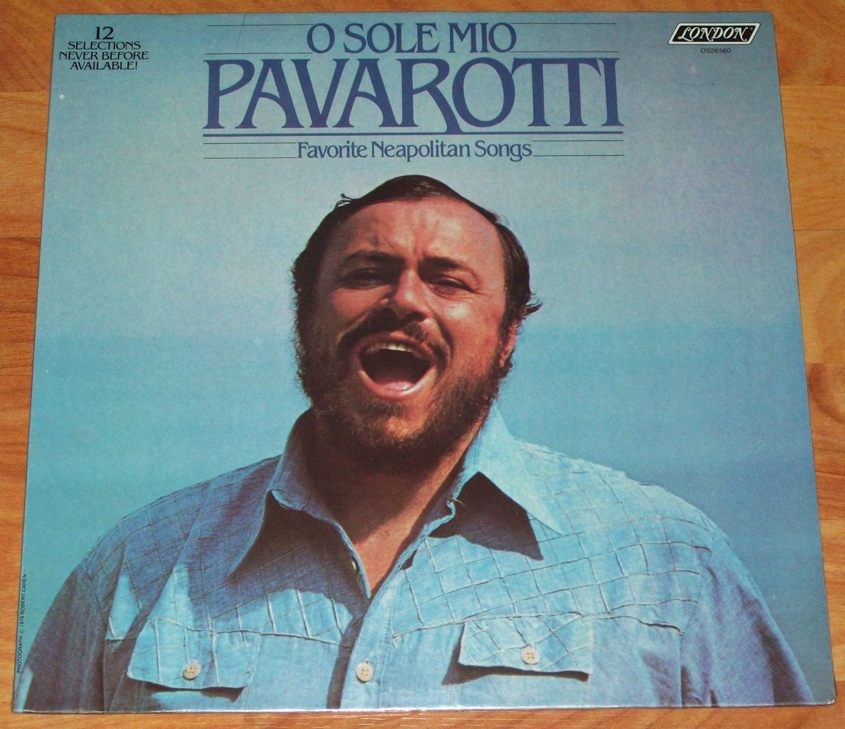 PAVAROTTI O Sole Mio LP FACTORY SEALED MINT Favorite Neapolitan Songs LO... - $5.83